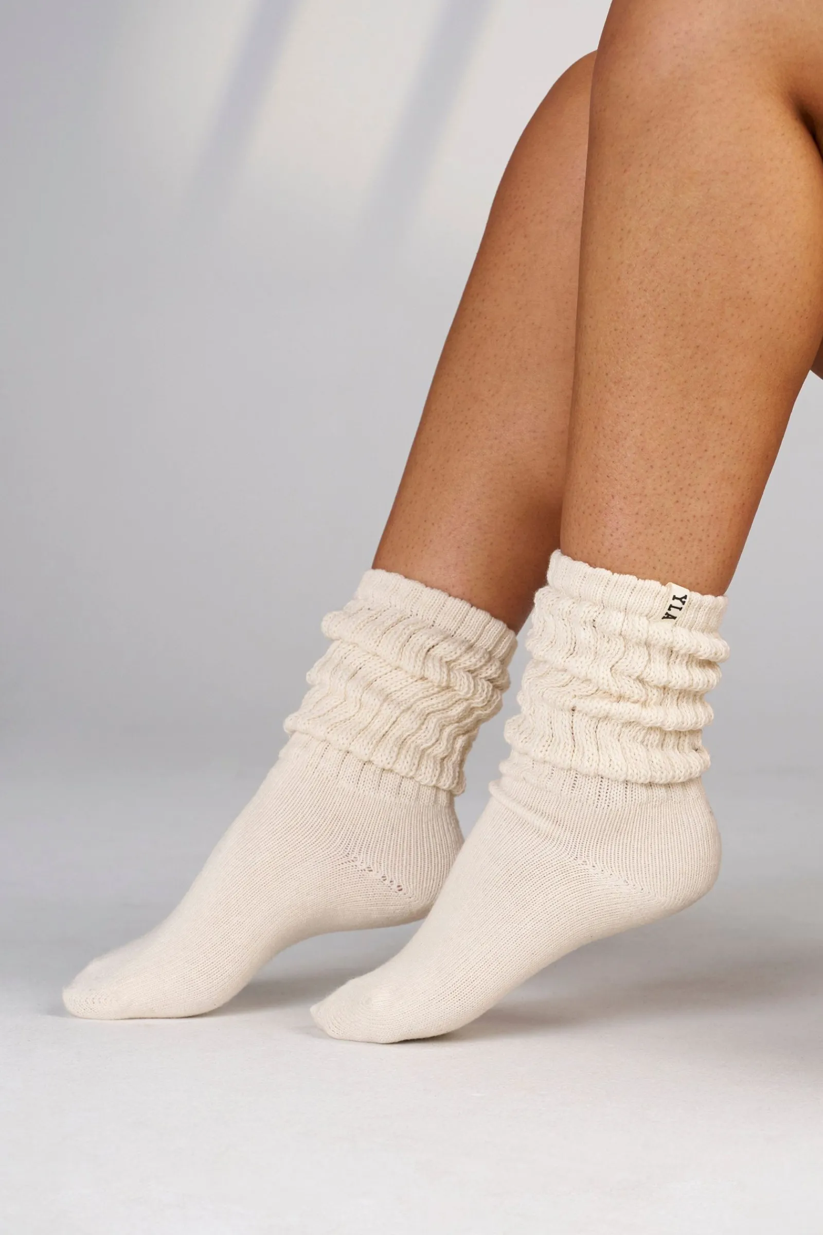 Accessories<Youngla W609-Scrunch Socks 3-Pack