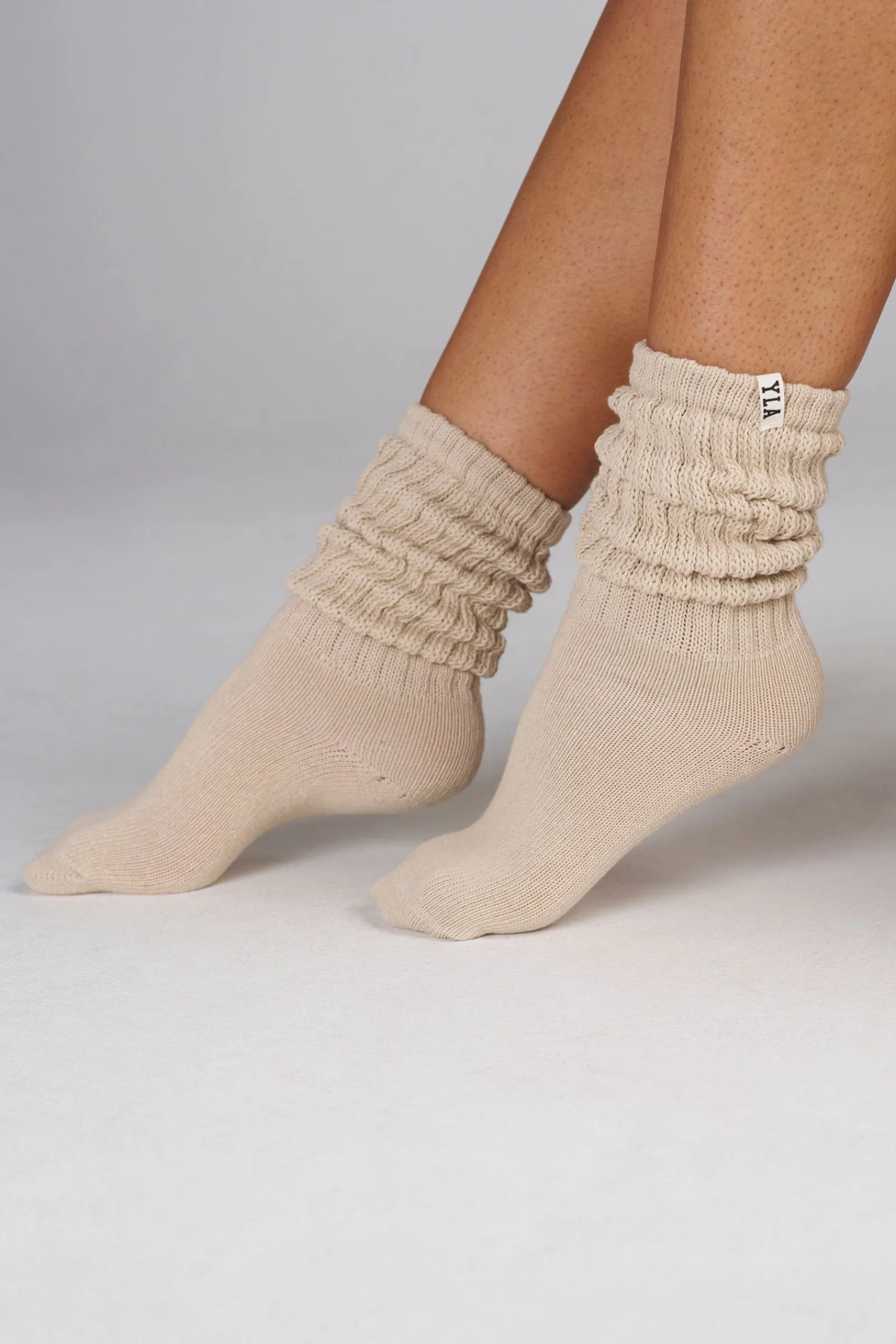 Accessories<Youngla W609-Scrunch Socks 3-Pack