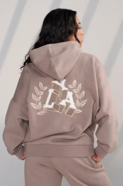 Outerwear<Youngla W524-Teddy Hoodie Barely Beige|Black|Coconut Milk|Kashmir Blue