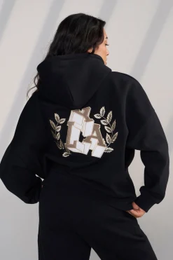 Outerwear<Youngla W524-Teddy Hoodie Barely Beige|Black|Coconut Milk|Kashmir Blue