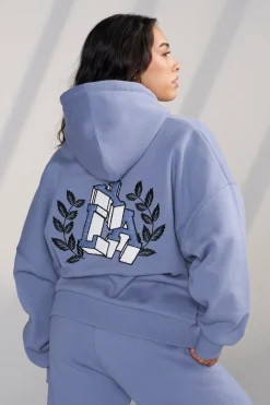 Outerwear<Youngla W524-Teddy Hoodie Barely Beige|Black|Coconut Milk|Kashmir Blue