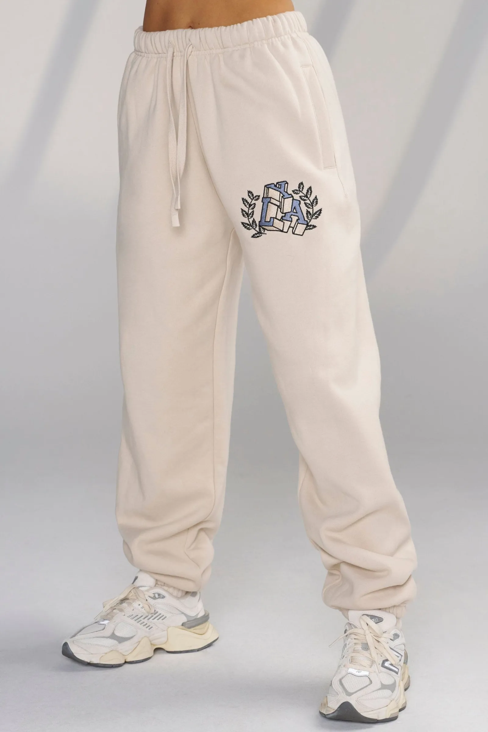Joggers & Pants<Youngla W226-Teddy Jogger Barely Beige|Black|Coconut Milk|Kashmir Blue