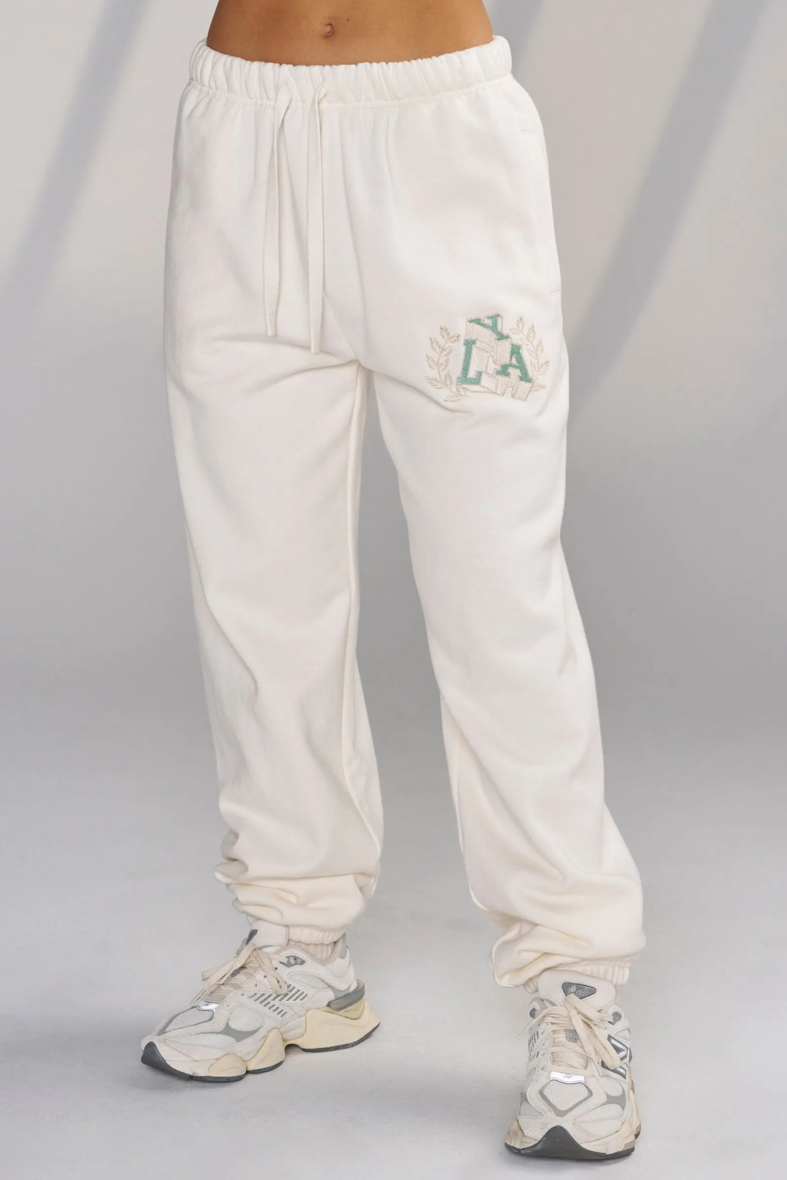 Joggers & Pants<Youngla W226-Teddy Jogger Barely Beige|Black|Coconut Milk|Kashmir Blue