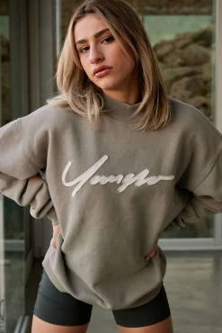 Outerwear<Youngla W521-Urban Crewneck Eclipse Wash|Moonstone Wash|Rain Cloud Wash|Raven Wash