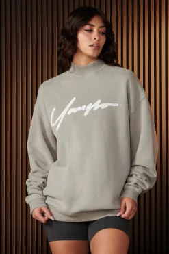 Outerwear<Youngla W521-Urban Crewneck Eclipse Wash|Moonstone Wash|Rain Cloud Wash|Raven Wash