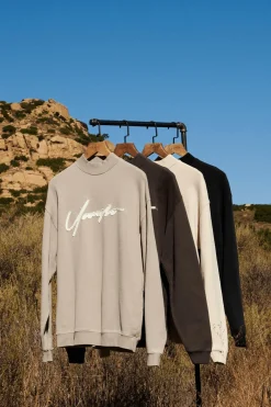 Outerwear<Youngla W521-Urban Crewneck Eclipse Wash|Moonstone Wash|Rain Cloud Wash|Raven Wash