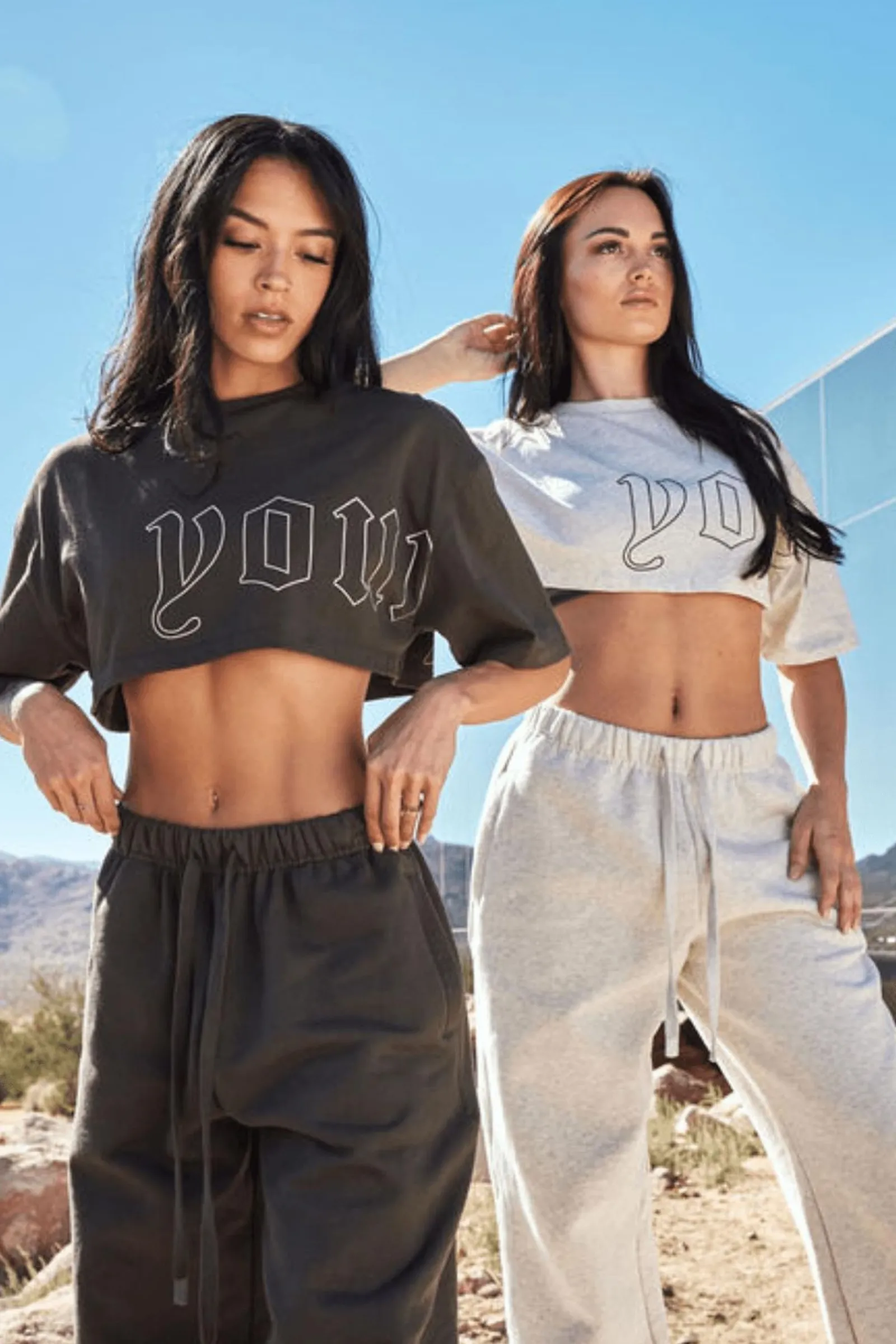 Tops<Youngla W436-Urban Crop Tee Raven|Eclipse|Moonstone|Forest Night