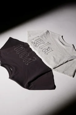 Tops<Youngla W436-Urban Crop Tee Raven|Eclipse|Moonstone|Forest Night