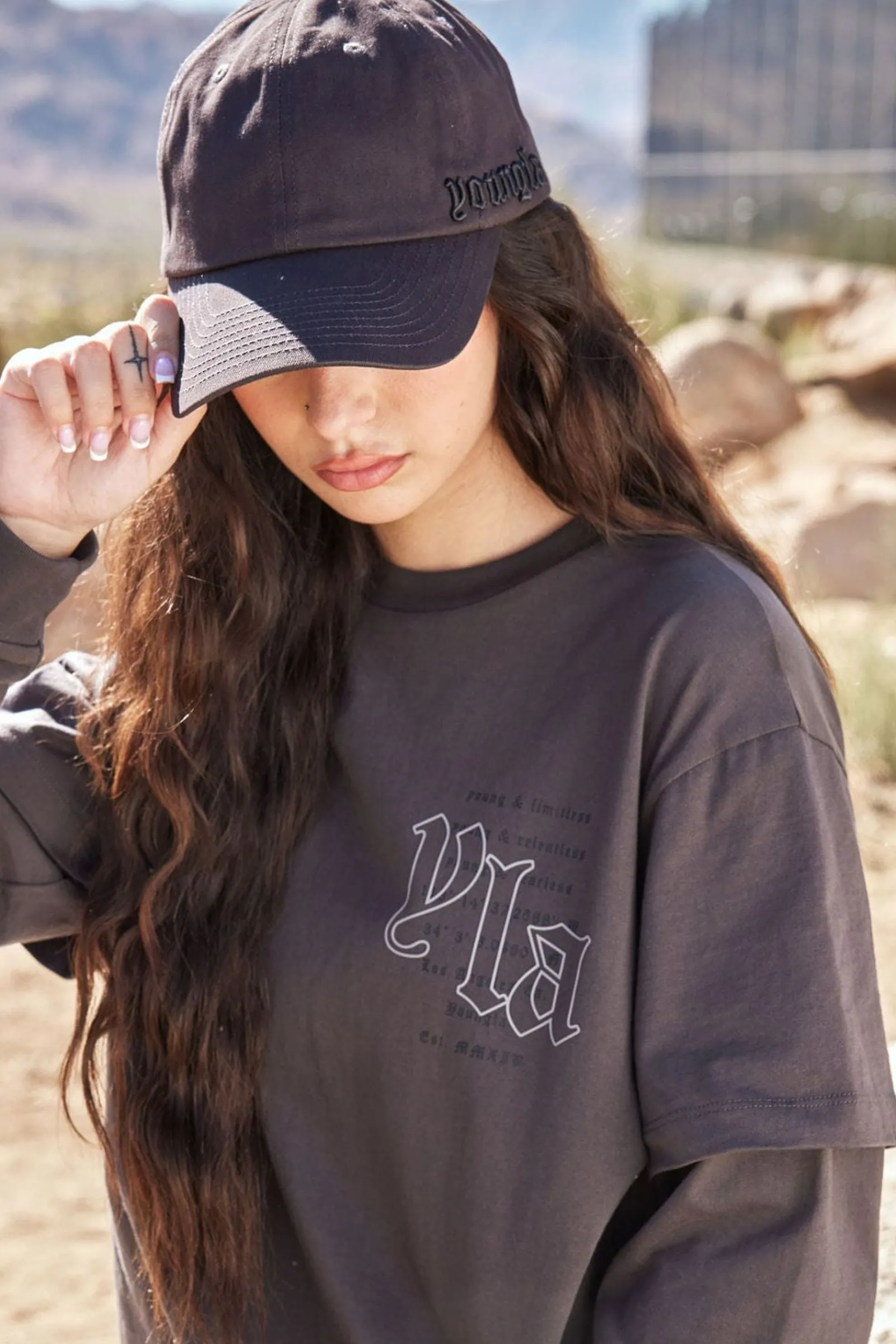 Accessories<Youngla W902-Urban Dad Hat Rain Cloud|Eclipse|Raven