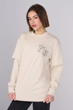 Tops<Youngla W437-Urban Layer Tee Eclipse|Marble|Moonstone|Rain Cloud