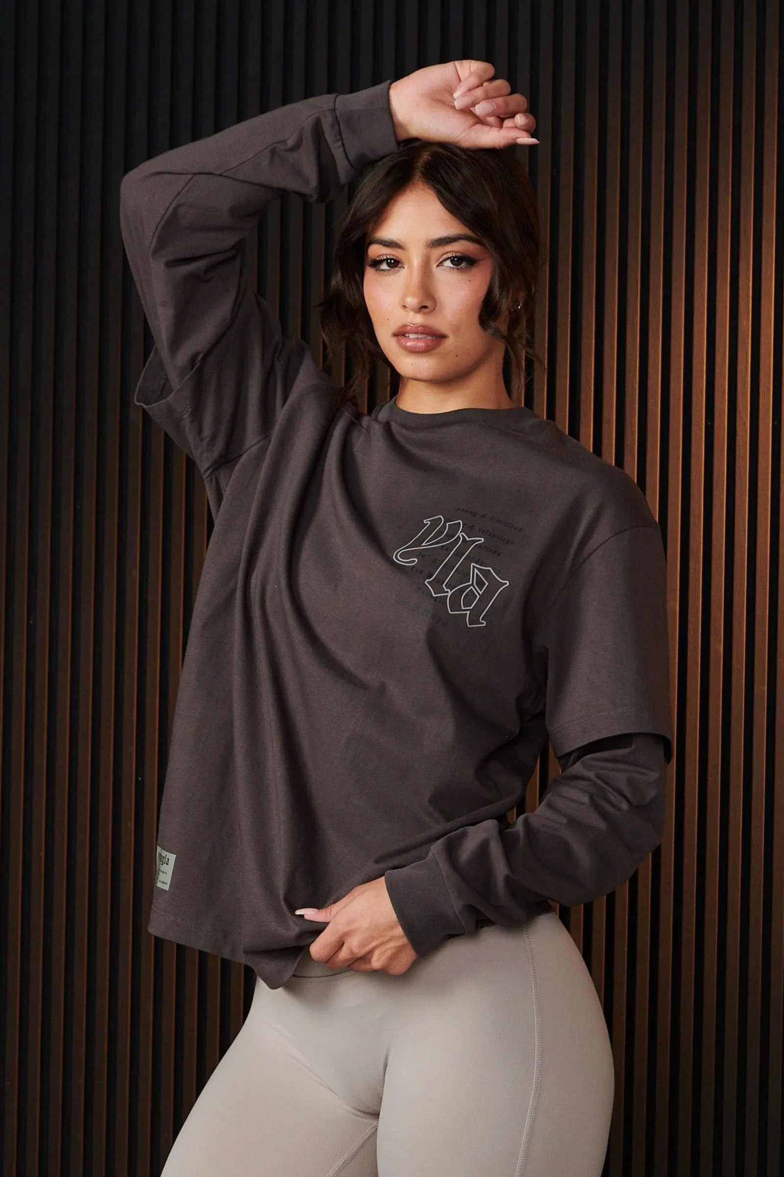 Tops<Youngla W437-Urban Layer Tee Eclipse|Marble|Moonstone|Rain Cloud