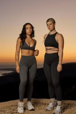 Leggings<Youngla W235-Urban Leggings Black|Charcoal|Eclipse|Eggplant