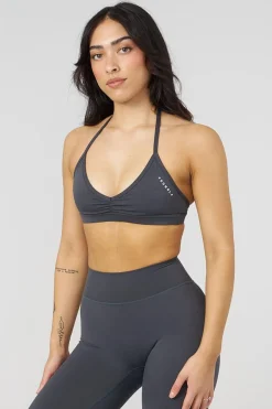 Bras<Youngla W335-Urban V-Neck Bra New Colors Black|Charcoal|Eggplant|Off-White