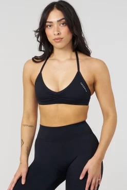 Bras<Youngla W335-Urban V-Neck Bra New Colors Black|Charcoal|Eggplant|Off-White