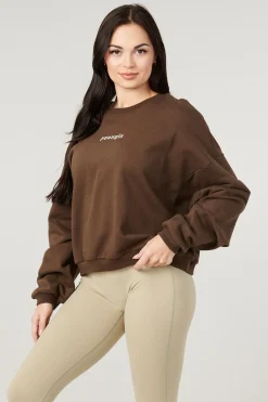 Outerwear<Youngla W513-Willow Crewneck Black Wash|Brown Wash|Desert Olive|White