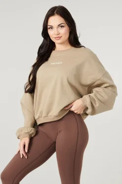 Outerwear<Youngla W513-Willow Crewneck Black Wash|Brown Wash|Desert Olive|White