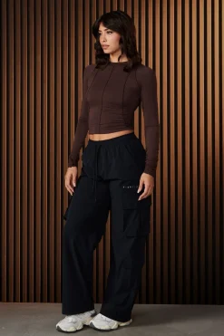Tops<Youngla W409-Wispy Top Forest Green|Black|Brown