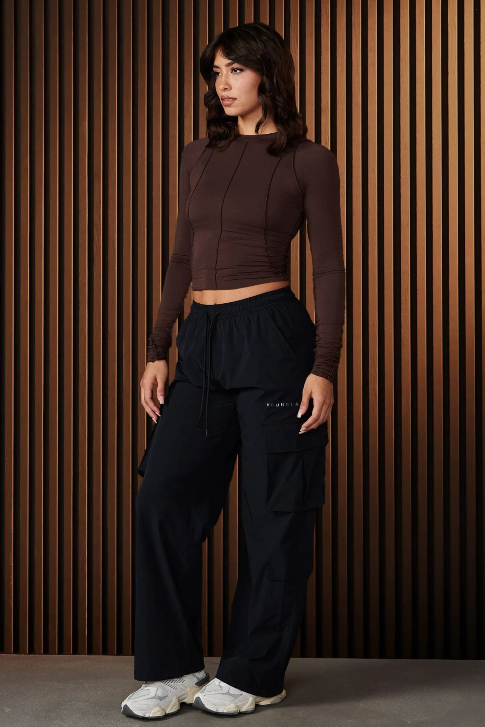 Tops<Youngla W409-Wispy Top Forest Green|Black|Brown